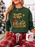 Tonight We Ride Sweatshirt – Funny Christian Christmas Gift, Three Wise Men Crewneck Copy