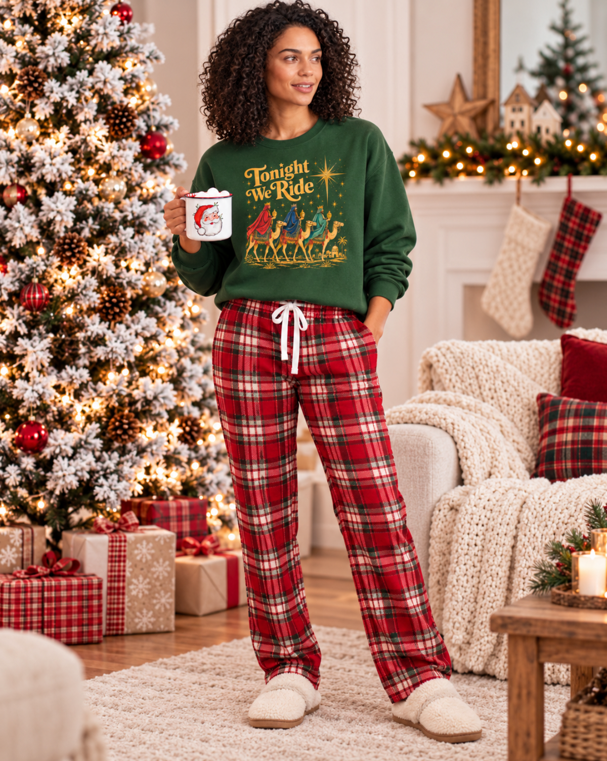 Tonight We Ride Sweatshirt – Funny Christian Christmas Gift, Three Wise Men Crewneck Copy